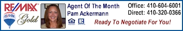 Pam Ackermann Agent Of The Month - Ready To Negotiate For You!