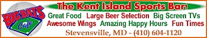 Big Bats Cafe - Kent Islands Sports Themed Restaurant and catering too!  Great reasonable food is at Big Bats!