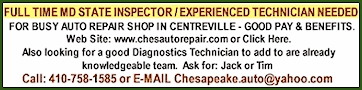 Help Wanted!  
Work at this family owned & operated beautiful facility in Centreville - Click Here 
for their website