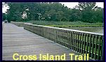 The bridge crossing over Cox Creek on the Cross Island Trail....Click to enlarge.