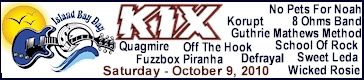 Island Bay Day Featuring KIX - Saturday October 9th - Buy Tickets Now - Click Here!