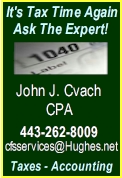 It's Tax Time again...Ask The Expert!  Cvach Financial Services P.A.