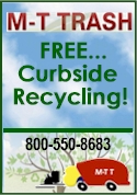 M&T Trash & Recycling Now Offering...FREE Curbside Recycling!